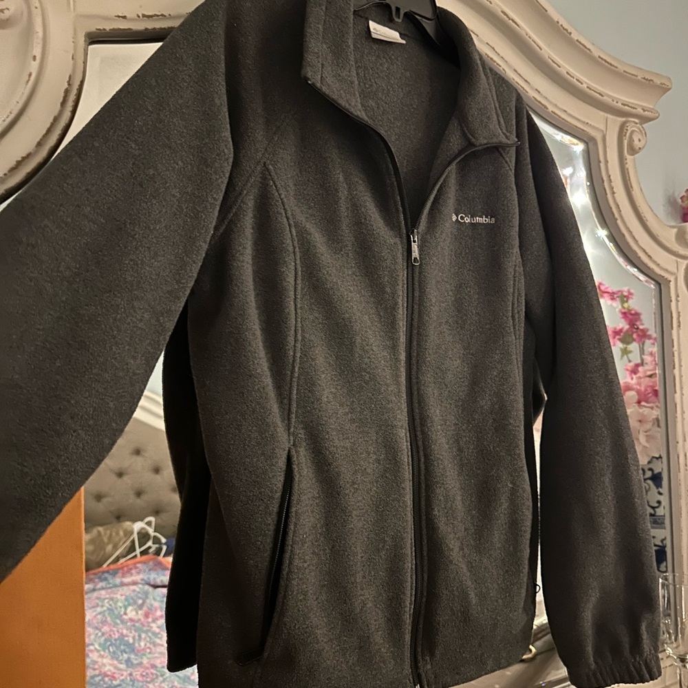 Columbia Gray Fleece Jacket